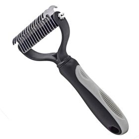 Deshedding Brush For Dog Fur Removal - Undercoat Rake