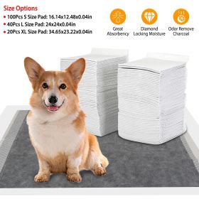 100 Pcs Dog Pee Training Pads - Super Absorbent - Leak-proof - Quick Dry