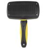 Self Cleaning Slicker Brush - Dogs Grooming Shedding Tool -  Pet Hair Remover