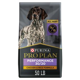 Purina Pro Plan - Performance 30/20 for Adult Dogs - Chicken Rice - 50 lb Bag