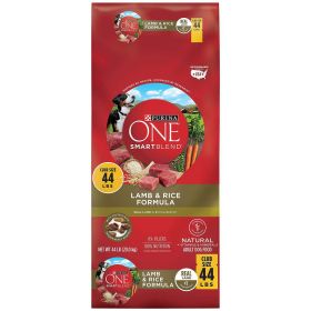 Purina ONE SmartBlend - Natural Lamb and Rice Formula - Adult Dry Dog Food (44 lbs.)