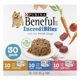 Purina Beneful - Incredibites Canned Dog Food for Small Dogs - 3 oz Cans (30 Pack)