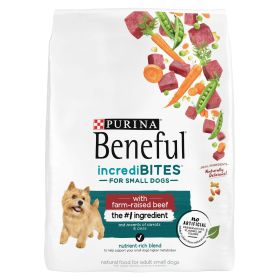 Purina Beneful - Incredibites for Small Dogs - Dry Dog Food - Farm Raised Beef - 10 lb Bag