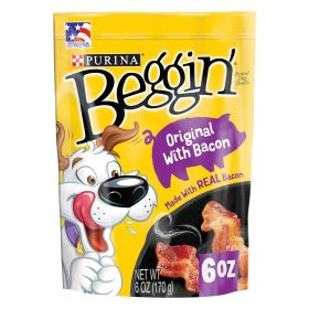 Purina Beggin - Original with Bacon Treats for Dogs 6 oz Pouch