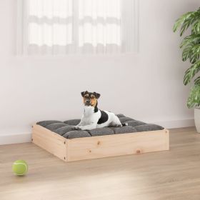 Dog Bed - Solid Wood Pine - 20.3"x17.3"x3.5"