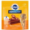 Pedigree Dentastix Bacon Flavor Large Dental Bones Treats for Dogs - 1.72 lb. Pack (32 Treats)