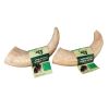 Water Buffalo Horn -100% Natural;  High Protein;  Long-Lasting;  Grain-Free;  Gluten-Free;  Low-Fat;  Dog Dental Treats & Chews - 2