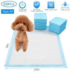 50 Pcs/Set - Dog Training Pads - Puppy Pee Pads - 24x18In M