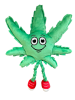 MJ the Weed Leaf - 420 Dog Toy