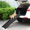 Folding Dog Ramp - Black Plastic - 60.2"x15.7"x4.9"