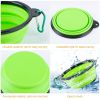 4Pcs Silicone Collapsible Dog Bowls - BPA Free Travel Dog Bowl - Foldable Water Bowl