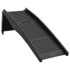 Folding Dog Ramp - Black Plastic - 60.2"x15.7"x4.9"