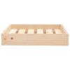 Dog Bed - Solid Wood Pine - 20.3"x17.3"x3.5"