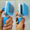 Self-Cleaning Dog Brush For Shedding & Dematting