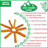 Dog Churpi Chew -100% Natural - Himalayan Yak Hard Cheese;  Grain-Free;  Gluten-Free;  Dental Chews;  15 Count - 2.5 LBS