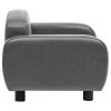 Dog Sofa - Faux Leather - Gray - 31.5"x19.7"x15.7"