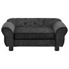 Plush Dog Sofa - Dark Gray - 28.3"x17.7"x11.8"