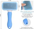 Self-Cleaning Dog Brush For Shedding & Dematting