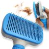 Self-Cleaning Dog Brush For Shedding & Dematting