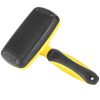 Self Cleaning Slicker Brush - Dogs Grooming Shedding Tool -  Pet Hair Remover