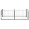 Dog Kennel - Silver - 78.7" x 39.4" x 27.6" (L x W x H)