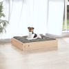 Dog Bed - Solid Wood Pine - 20.3"x17.3"x3.5"