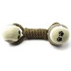 Braided Rope Toy - Durable Dog Toys for Aggressive Chewers - Teeth Cleaning - Safe Bite Resistant Toothbrush Stick for Puppies & Mid-Sized