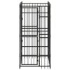 Outdoor Dog Kennel - Steel - 37.8" x 75.6" x 78.7" (L x W x H)