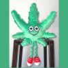 MJ the Weed Leaf - 420 Dog Toy